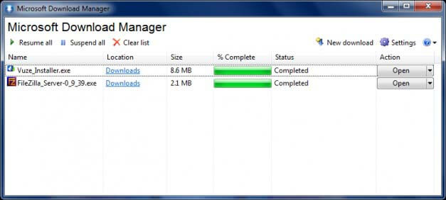 تحميل برنامج Microsoft Download Manager مجاناً 